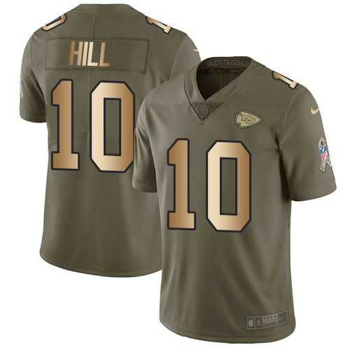 Nike Chiefs 10 Tyreek Hill Olive Gold Salute To Service Limited Jersey Dzhi,We sell and wholesale Nike Chiefs 10 Tyreek Hill Olive Gold Salute To Service Limited Jersey Dzhi on line form chian!